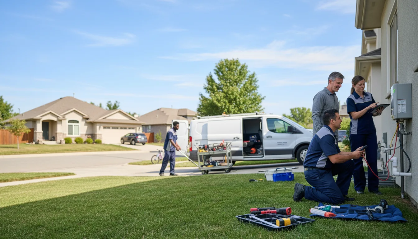 Tankless water heater service in Table Rock, NE